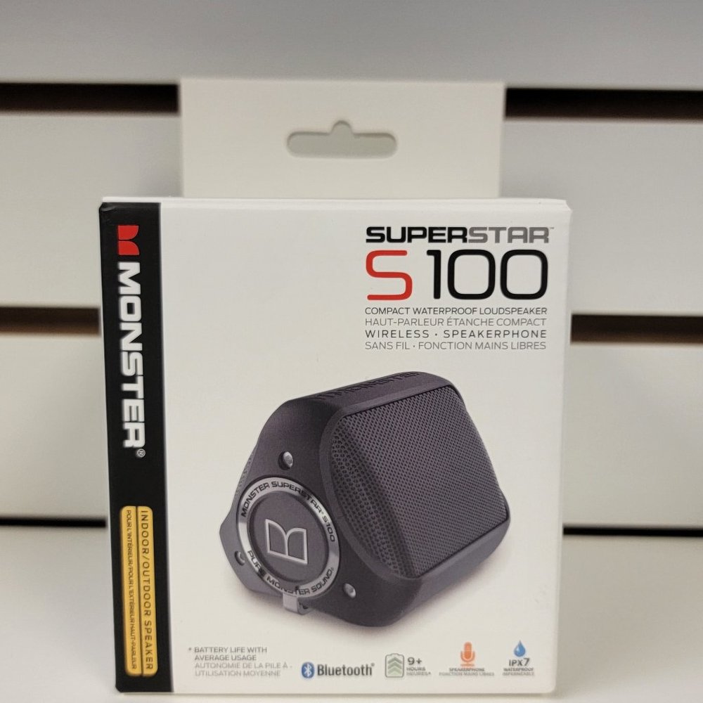 Monster SuperStar S100 Waterproof Wireless Bluetooth Speaker